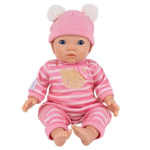 Tiny Treasures Min Første dukke, 36 cm, Pink outfit