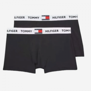 Tommy Hilfiger 2-pak Boksershorts Black/Black - underbuks - Legekammeraten.dk