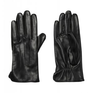 Vero Moda læder handsker i sort til kvinder