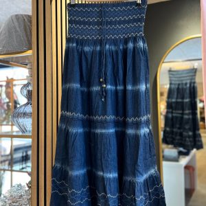 Alina Bohemian Skirt-Dark blue XL/XXL