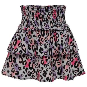 Kids ONLY Thistle Vibrant Leo Selma-Molly Layered Nederdel - Str. 152