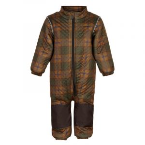 Mikk-Line - Termodragt Soft Thermal Recycled Suit AOP Teddy - Forest Night - 74