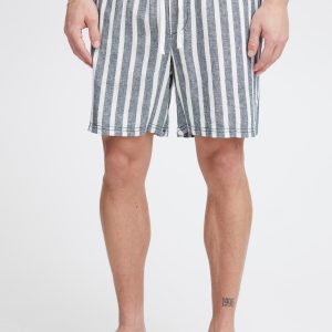 !Solid Hør Shorts - Fried, Insignia Blue Small