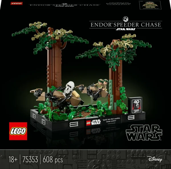 75353 LEGO STAR WARS Diorama med speederjagt på Endor™