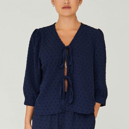 A-View – Bluse – Sif Blouse – Navy