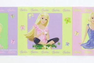 Barbie tapetborter 10,6 cm