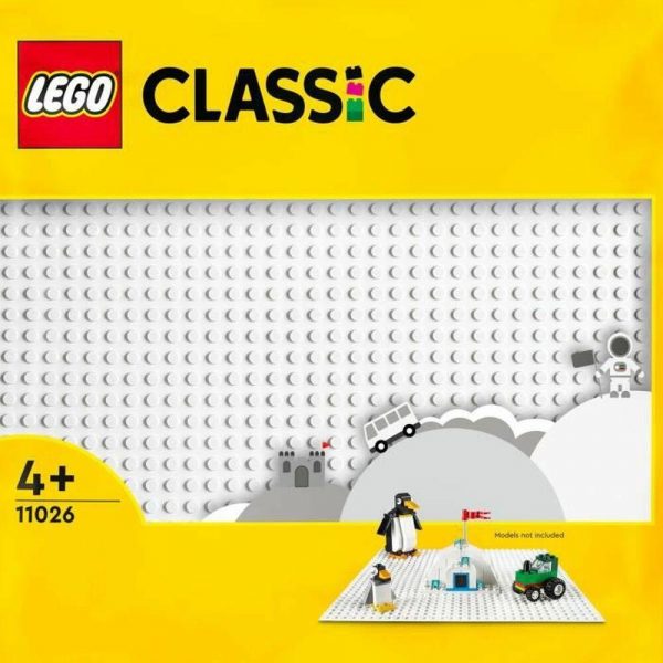 Base til støtte Lego 11026 Classic The White Building Plate 32 x 32 cm