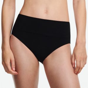 Chantelle Emblem Bikinitrusse, Farve: Sort, Størrelse: 36, Dame