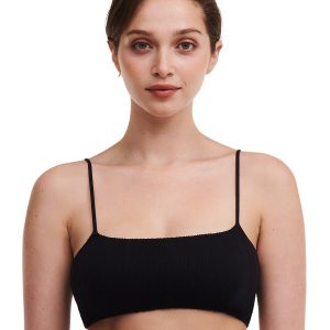 Chantelle Pulp Bikini Topp Uden Bøjle, Farve: Sort, Størrelse: XS/S, Dame