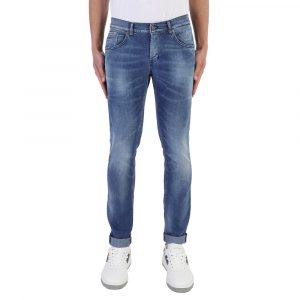 Dondup Blå Bomuld Bukser & Jeans