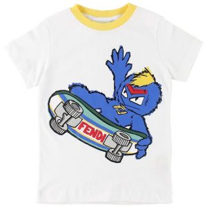 Fendi Kids T-shirt - Hvid m. FendiRumi