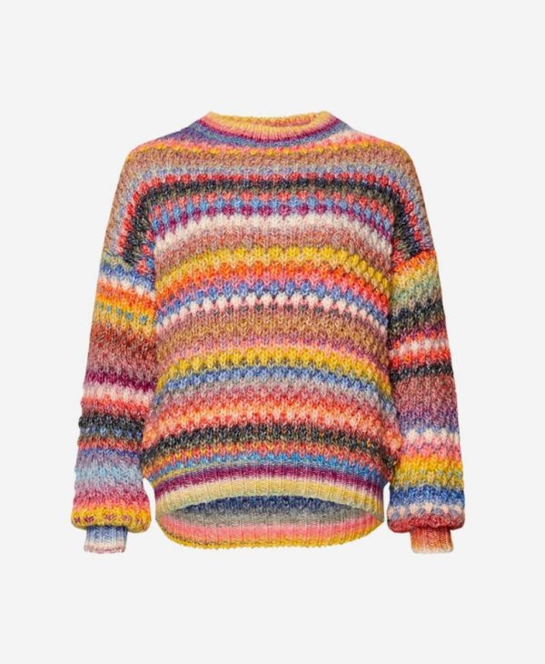 Gio Sweater Striktrøje - Multimix XS/S