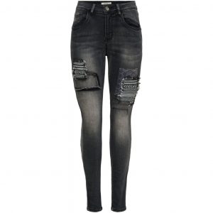 Jewelly dame jeans JW7083 - Black