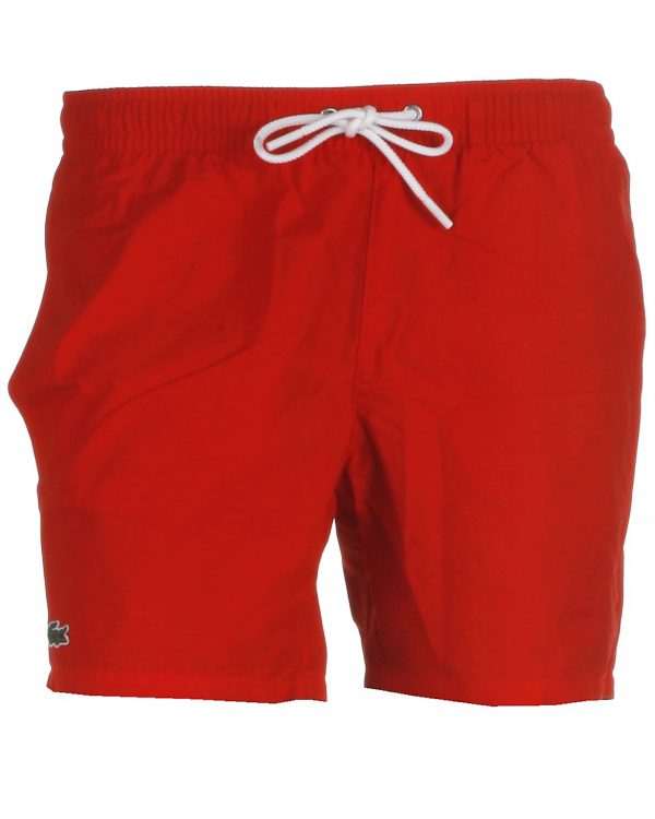 Lacoste badeshorts, rød - 182 - M+ - M