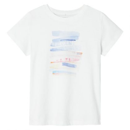 Name It T-shirt – NkfJatakka – Bright White/Bougainvillea