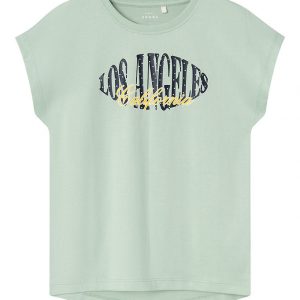 Name It T-shirt - NkfVigea - Silt Green/Los Angeles