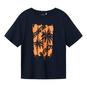 Name It T-shirt - NkmVagno - Dark Sapphire/Hawaii