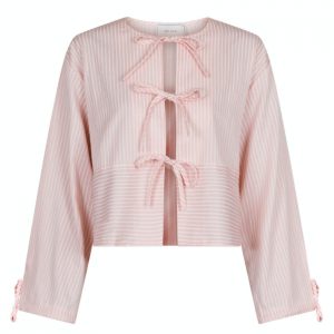 Neo Noir Skjorte - Wanda Stripe - Light Pink