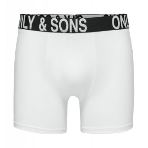 ONLY & SONS 3pak underbukser i hvid til herre