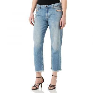 PINKO Blå Bomuld Bukser & Jeans