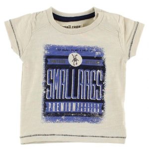 Small Rags T-Shirt - Crememeleret m. Print