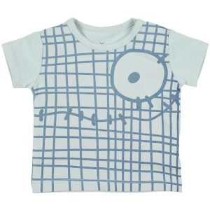 Small Rags T-shirt - Gavi - Blå m. Print