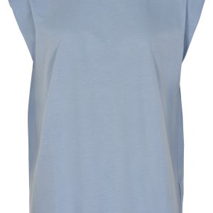 Soaked In Luxury Eryka Padded T-shirt, Farve: Blå, Størrelse: S, Dame