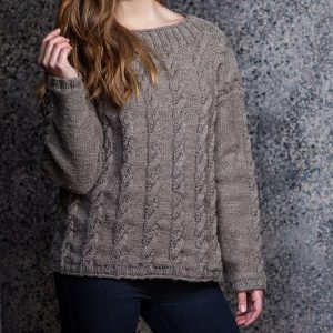 Sweater med snoninger - opskrift (CeWeC)