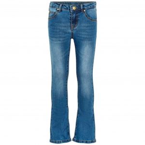 The New Flared Jeans Dark Blue Denim - Str. 5/6 år