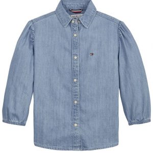 Tommy Hilfiger Skjorte - Light Blue Cloth