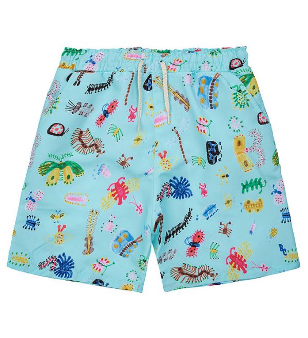 Bobo Choses Badeshorts - Funny Insects all O - Bermuda - Aqua B