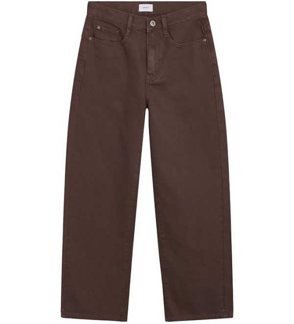 Grunt Jeans - Wide Leg Choco - Brun