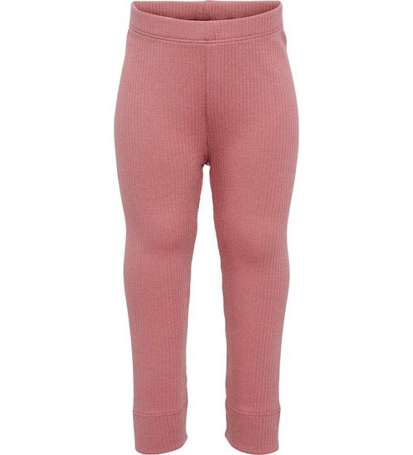 Hummel Leggings - hmlRene Tights - Rib - Mesa Rose