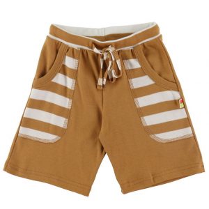 Katvig Shorts - Brun/Hvid Stribet