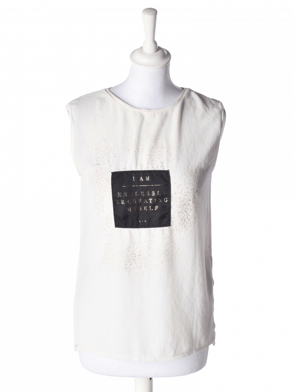 Secondhand - Zara - - Tanktop - S / Hvid