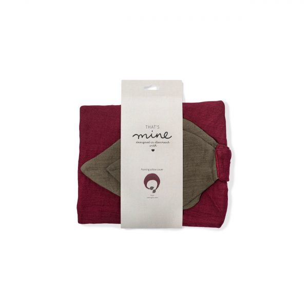 Storm nursing pillow cover - Plum