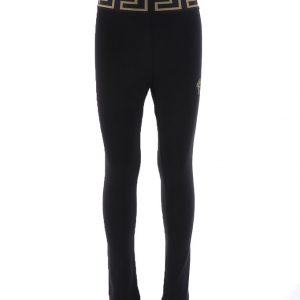 Versace Leggings - Sort m. Guld