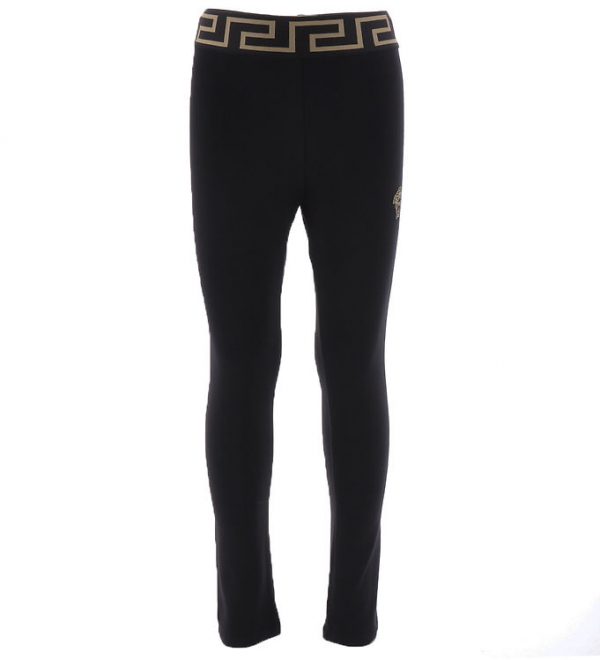 Versace Leggings - Sort m. Guld