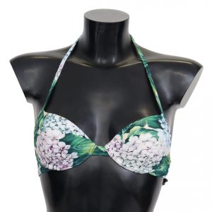 Dolce & Gabbana Chic Floral Bikini Top - Summer Swimwear Delight