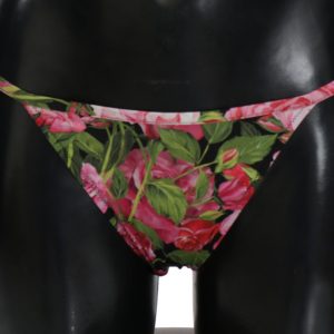 Dolce & Gabbana Elegant Rose Pattern Bikini Bottom