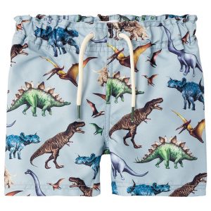 Name It Badeshorts - NmmZimon - Zen Blue m. Dinosaurer