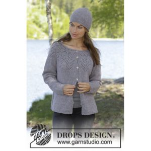 AgnesÂ by DROPS Design - Jakke Strikkeopskrift str. S - XXXL - Small