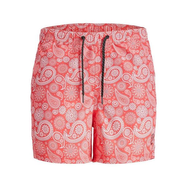 Badetøj til Mænd SQUAD Jack & Jones PAISLEY 12234512 Pink L