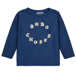 Bobo Choses Bluse - Circle - Navy Blue