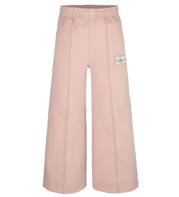 Calvin Klein Sweatpants - Active Wide Leg Sweatpants - Pink Bloo