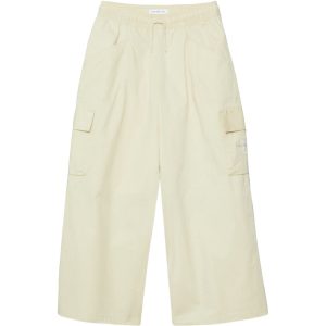 Calvin Klein Wide Leg Cargo Bukser Green Haze - Str. 10 år