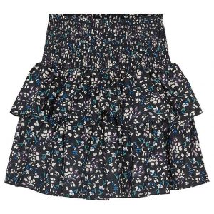 Designers Remix Nederdel - Sandrine - Black Flower Print