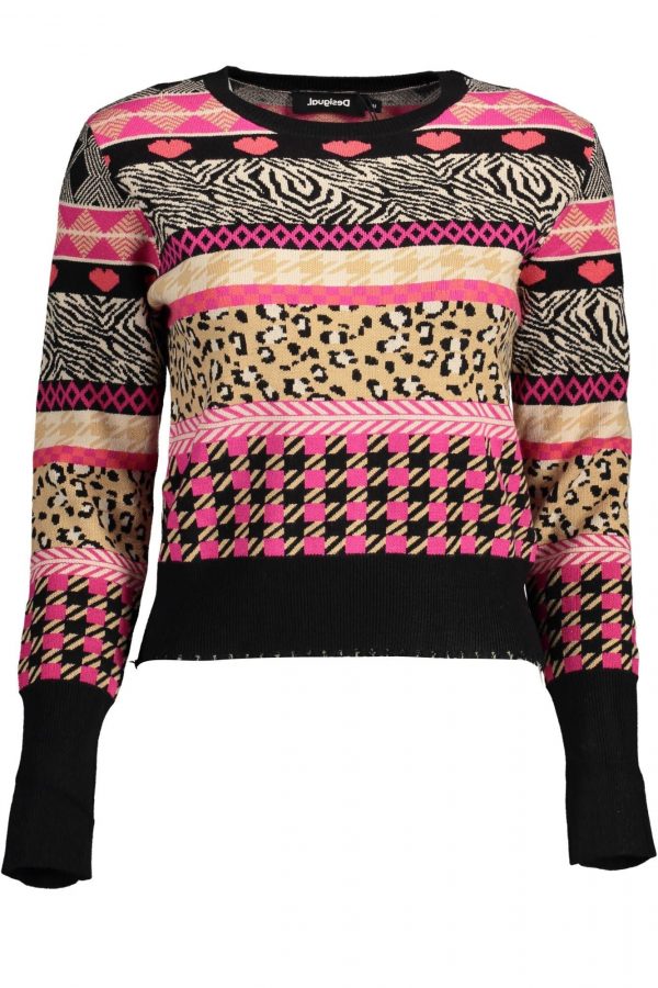 Desigual Sort Polyester Sweater