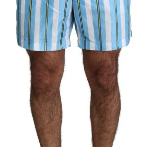 Dolce & Gabbana Striped Elegance Swim Shorts