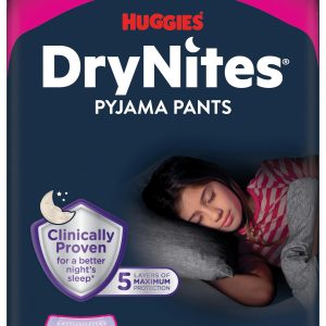 DryNites Girl Pyjama Pants 4-7 Years 10 stk